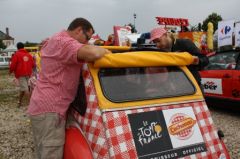 Damien et Thibault, au Parking Caravane