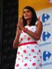 Nathalie Ample, hotesse du podium Carrefour 2013